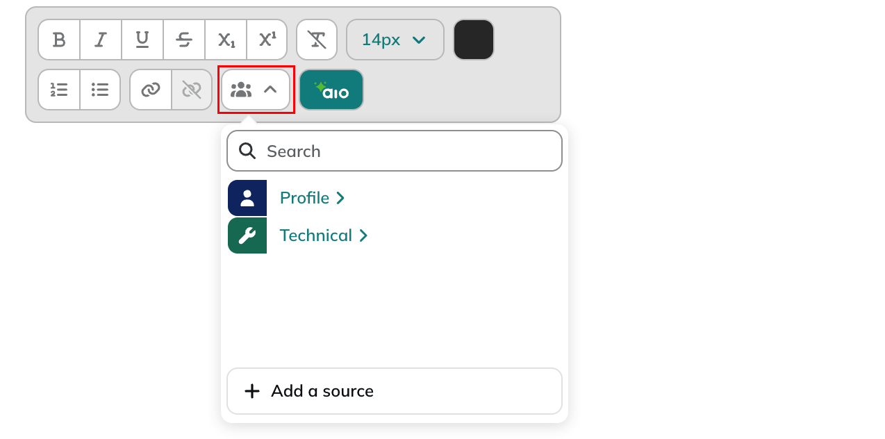 Personalization from text