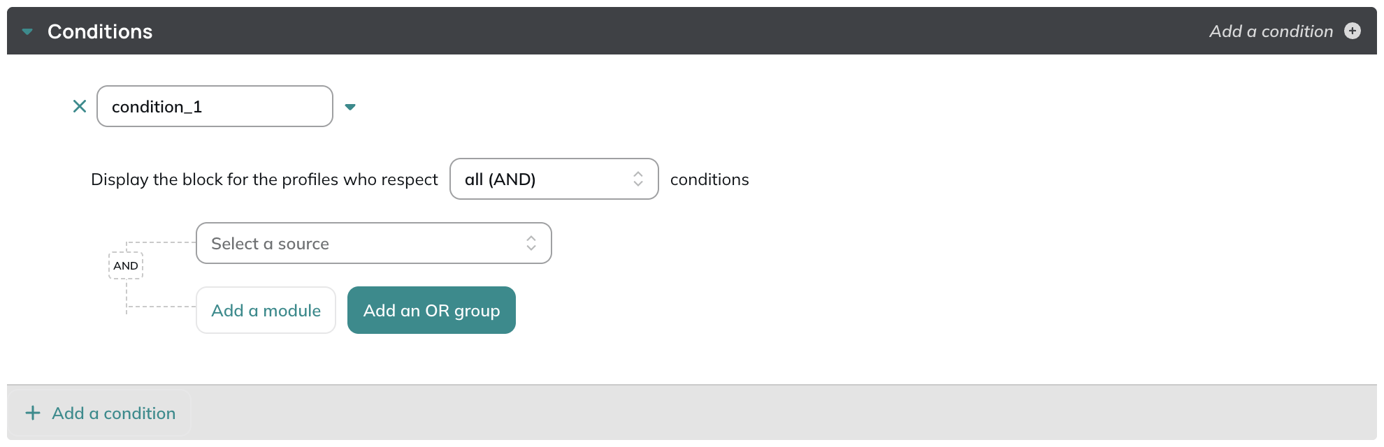 Conditions