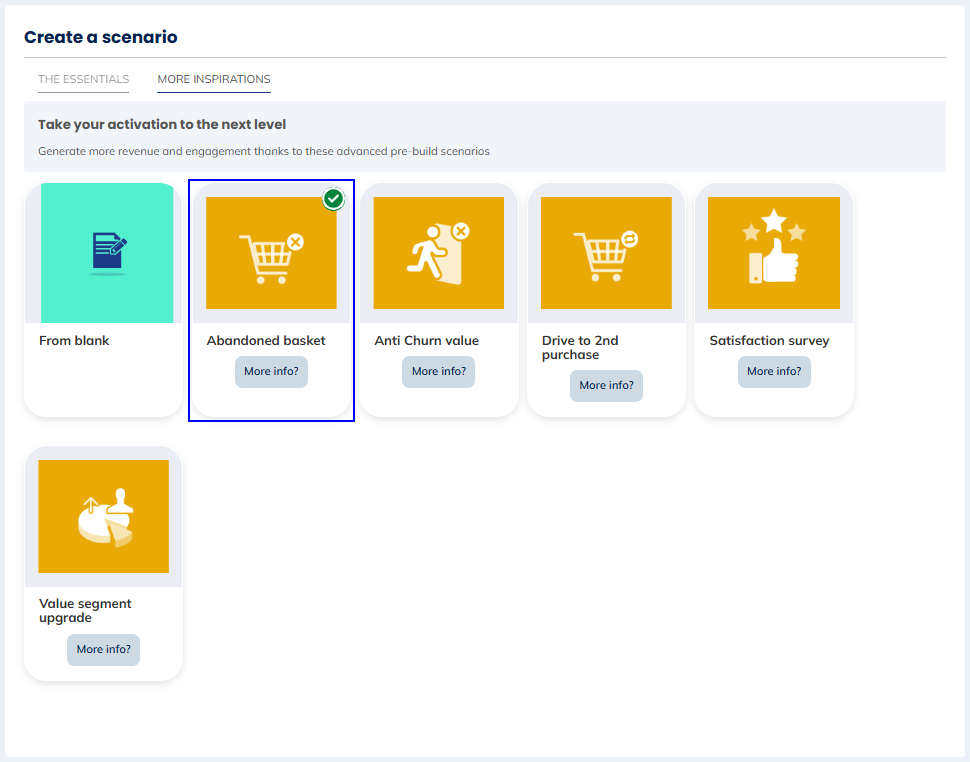 Abandoned basket template