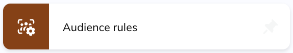 Audience rules module