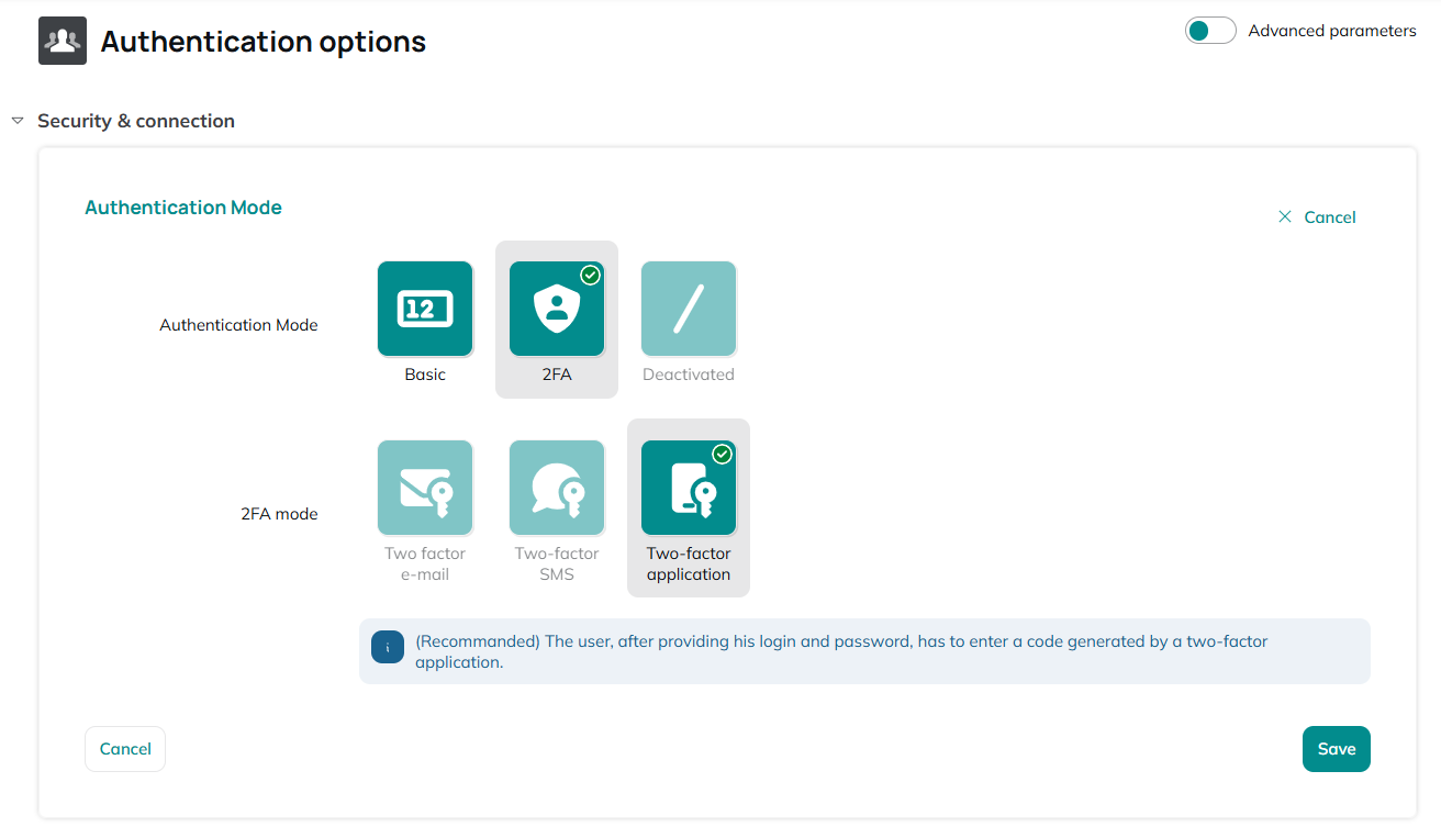 Mobile Application 2FA