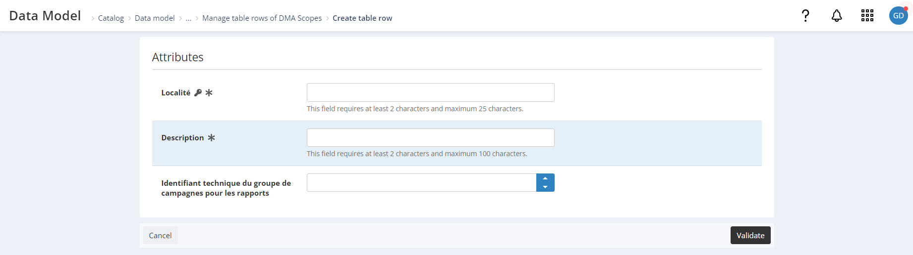 Create Scopes