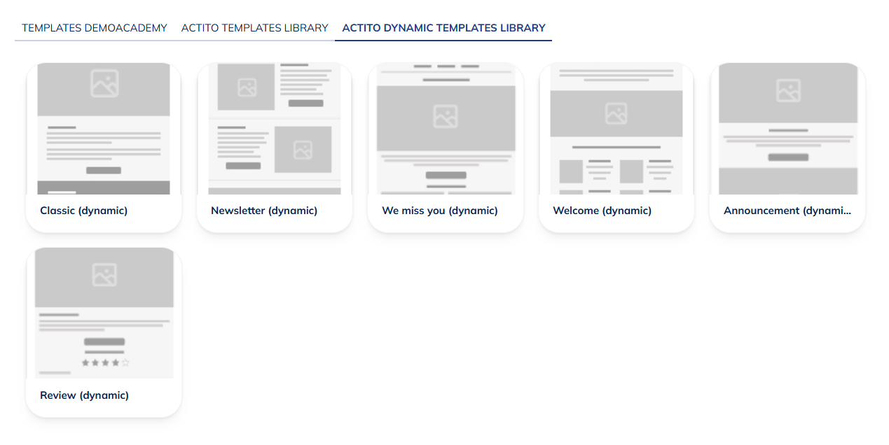 dynamic templates