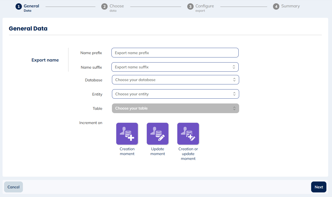Event types for Profile, Devices, Linked Data, Interaction and Repository exports