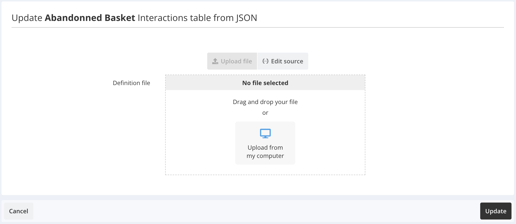 Modal window