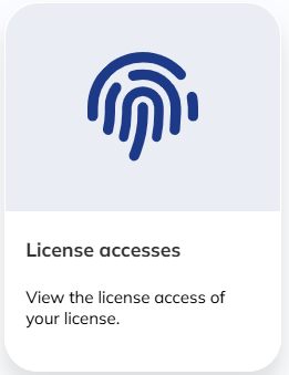 License accesses