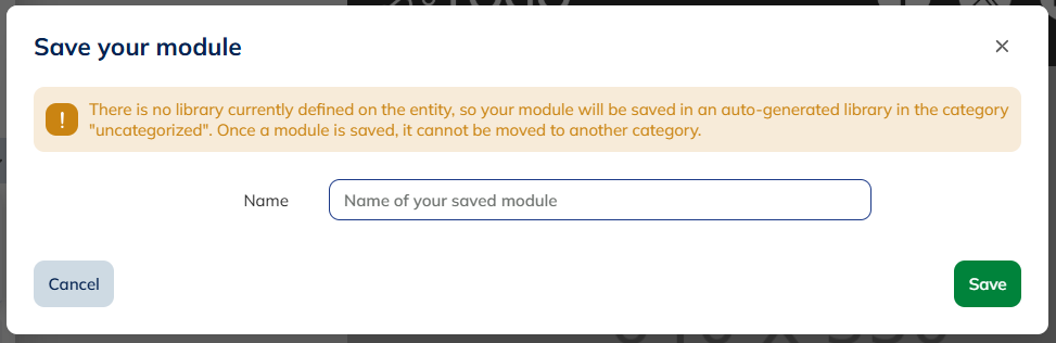 save the module