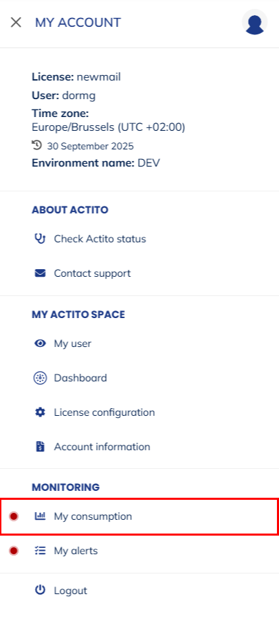 My account