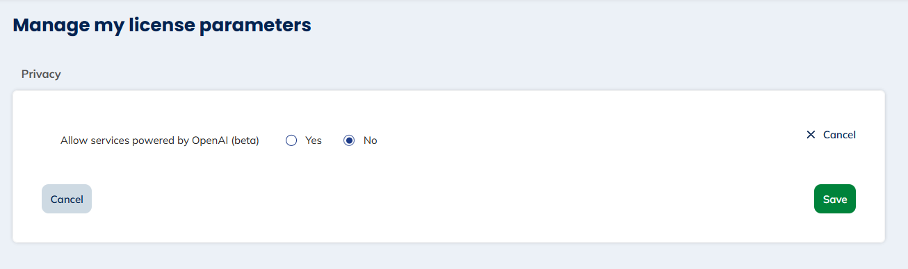 Disallow OpenAI services