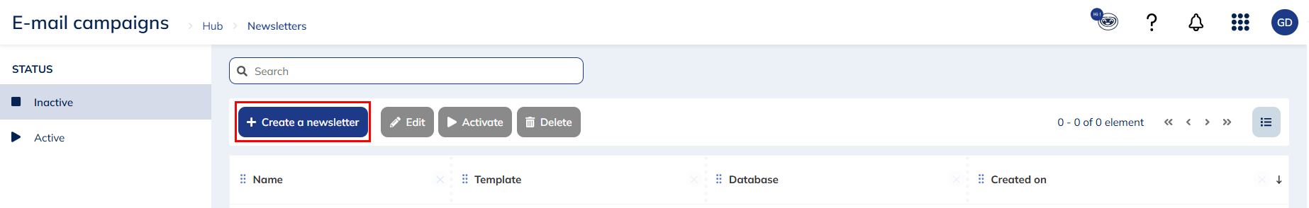 Creating a newsletter