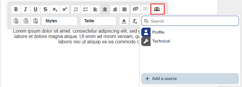 Personalization from text