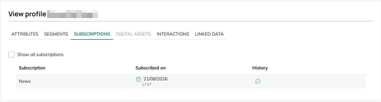 Subscriptions