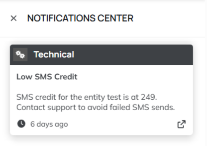 Alert on SMS