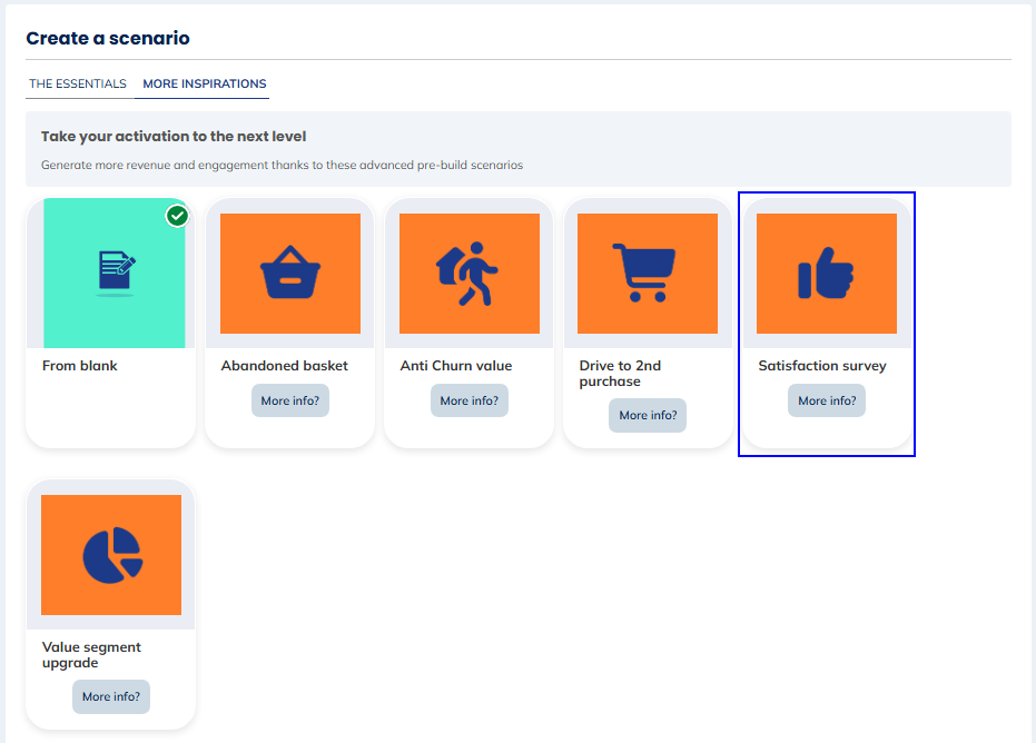 Satisfaction survey template