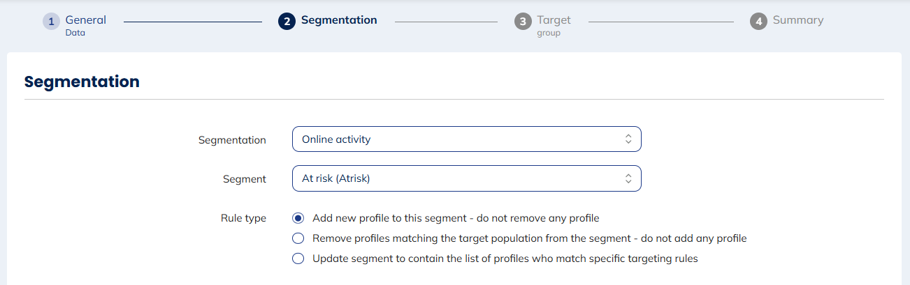Step 2: Exclusive Segmentation