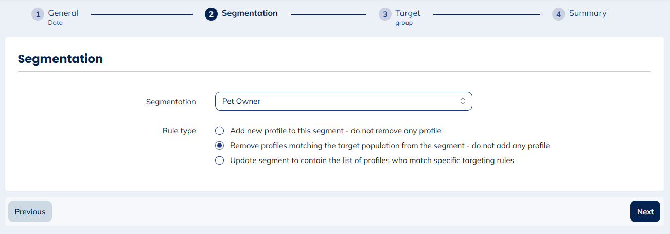 Step 2: Simple Segmentation