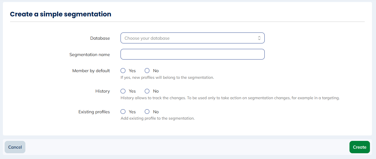 Simple Segmentation