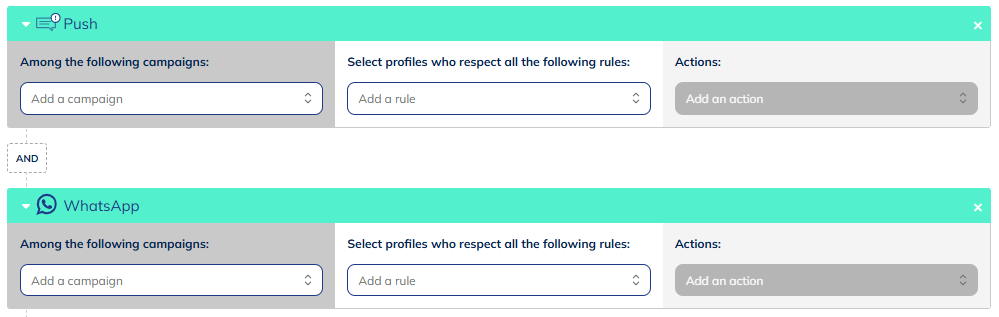 Push &amp; WhatsApp modules