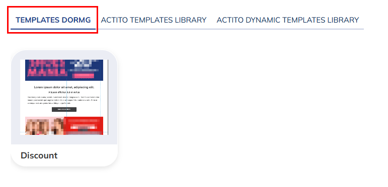 Custom templates library