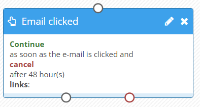 &#39;E-mail clicked&#39; Block