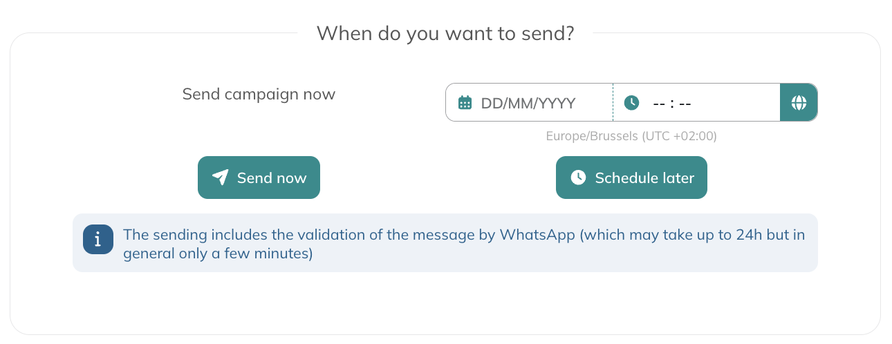 Mass sending