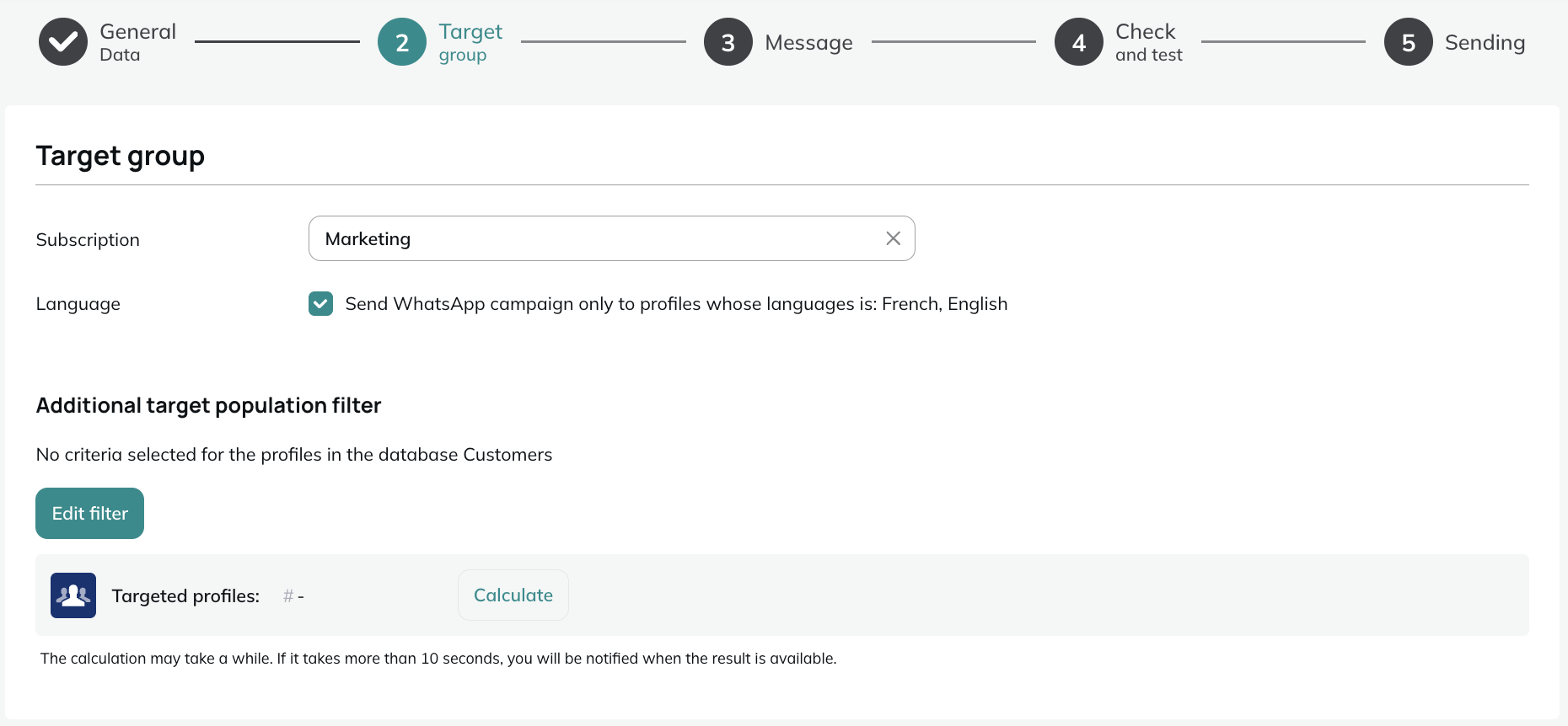 Target group