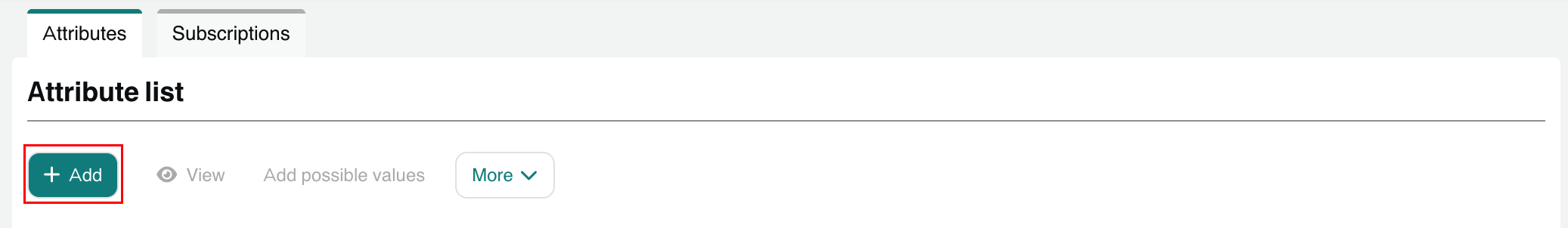 Add attribute