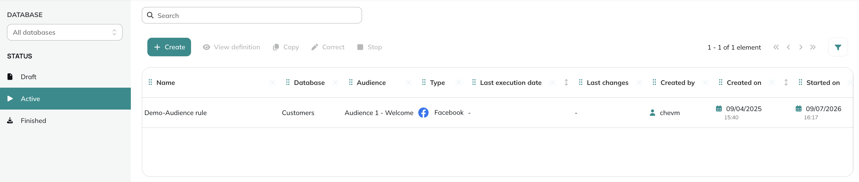 Overview of audience rules