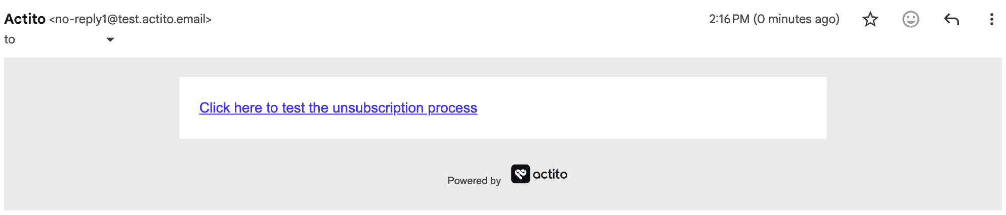 Send a test email