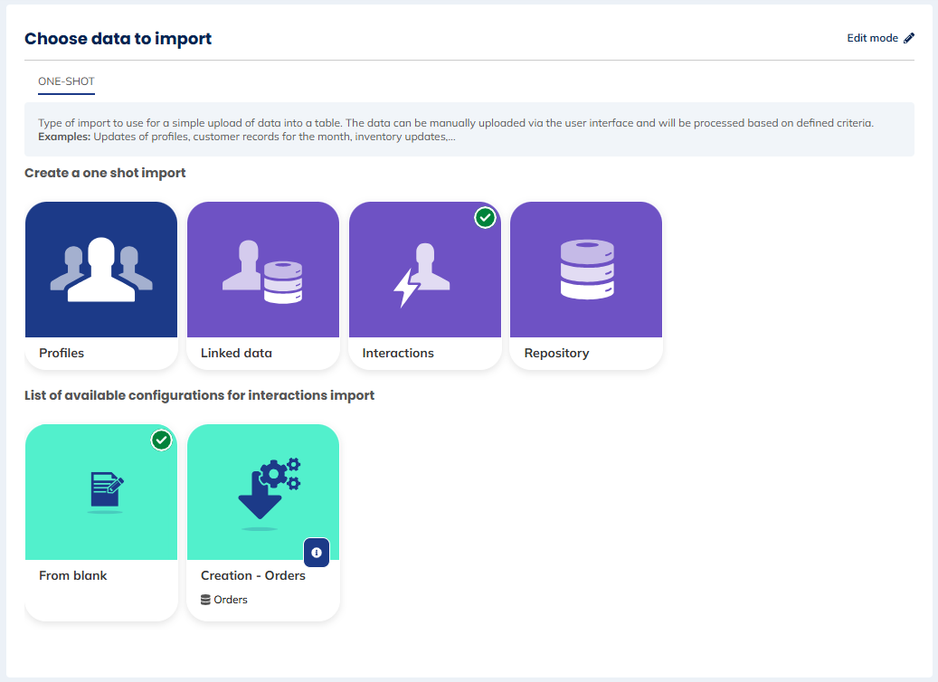 Create an import wizard