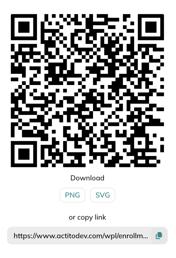 QR Code &amp; Link