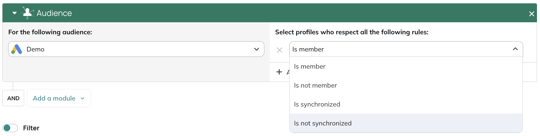 Audience targeting