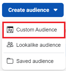 Creating an audience button