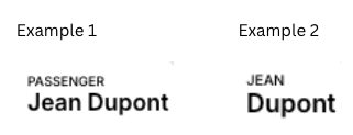 Flight template