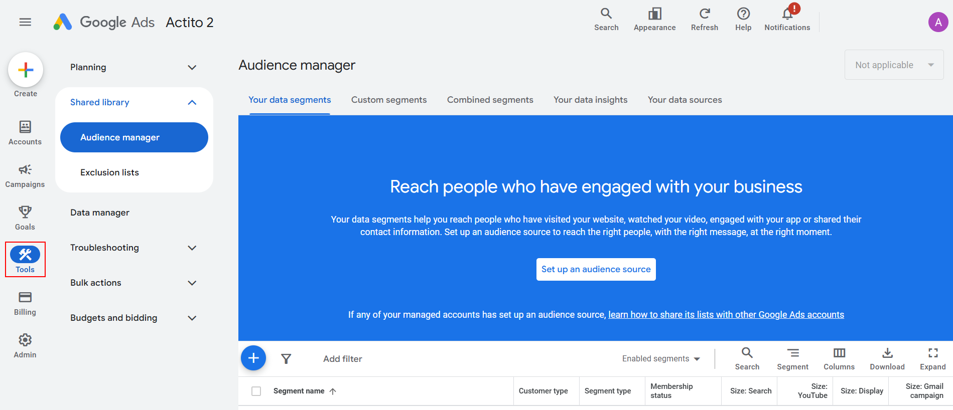 Audience manager