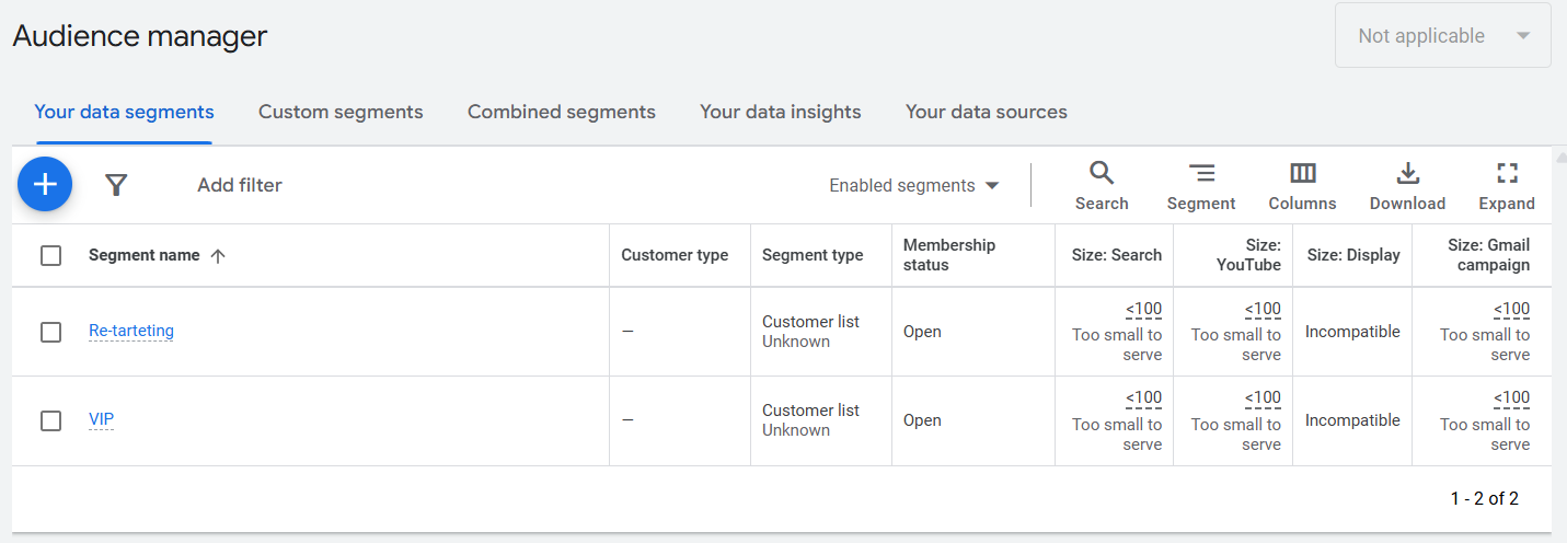 Custom Audiences