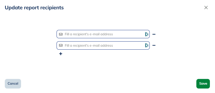 Add report recipients