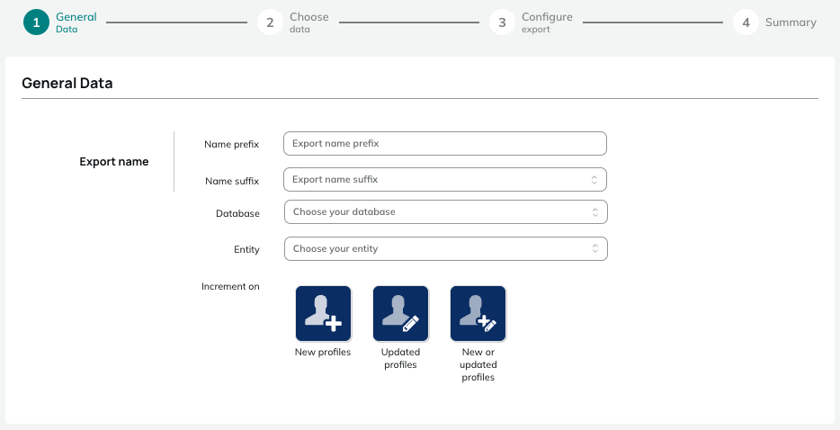 Event types for Profile, Devices, Linked Data, Interaction and Repository exports