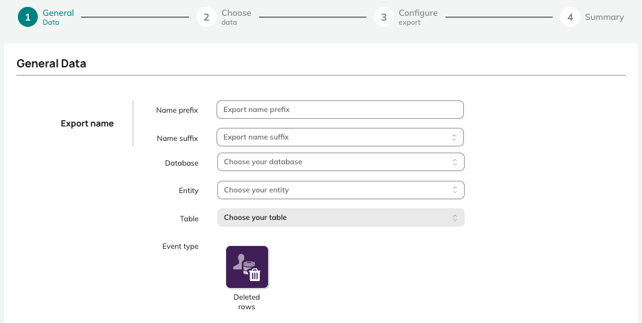 Event types for Linked Data changes, Interaction changes and Repository changes exports