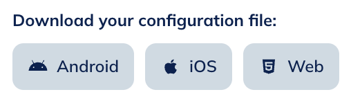 Download your configuration file
