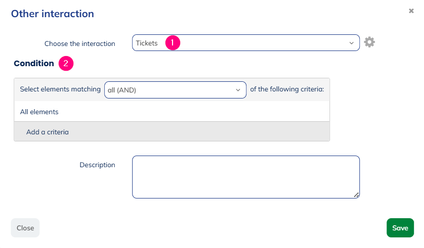 Other interaction block parameters