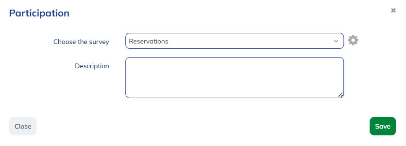 Participation block parameters