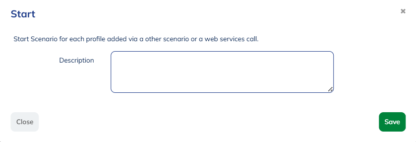Start block parameters
