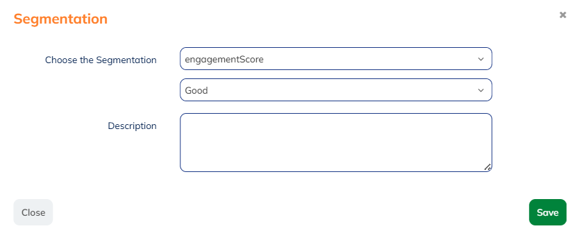 Segmentation block parameters