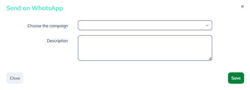Send on whatsapp block parameters