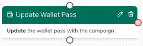Update Wallet Pass block