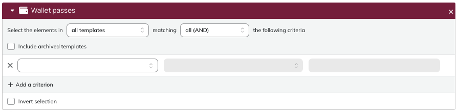Wallet passes module