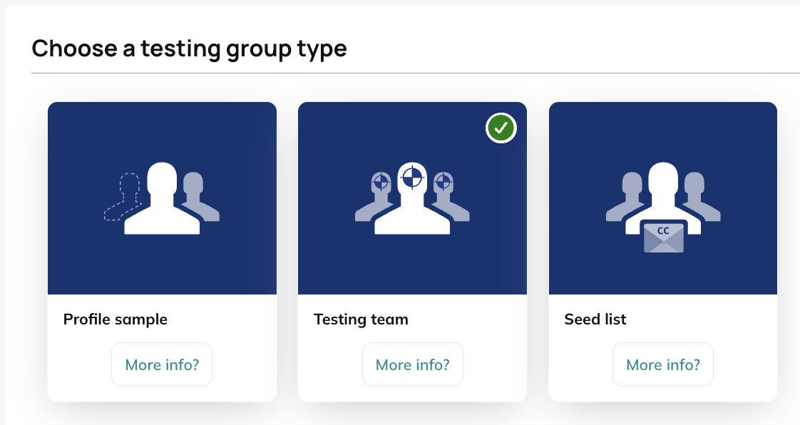 Testing team