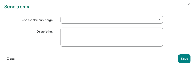Send an SMS block