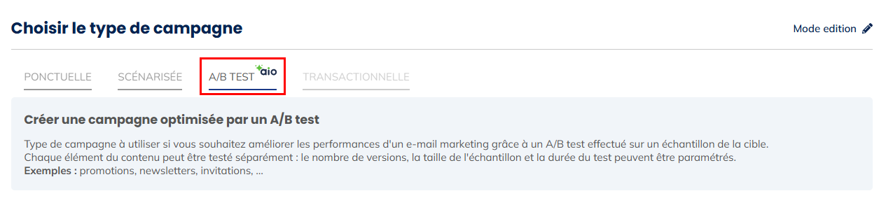 A/B testing